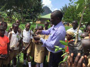 Fruit tree planting may 2016 sponsored students